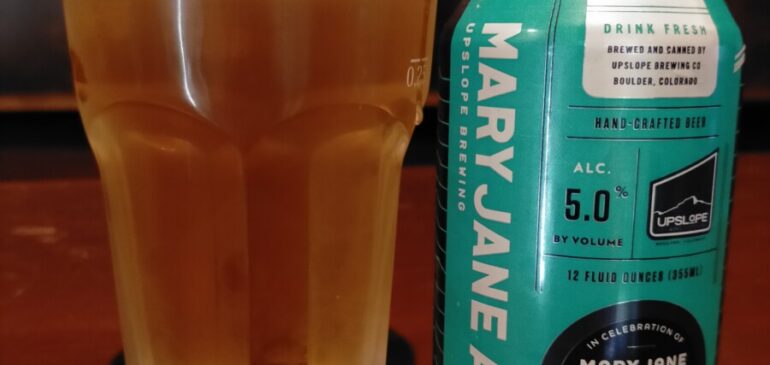 Upslope Mary Jane Pale Ale